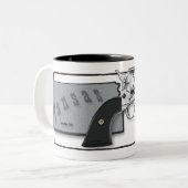 Bat Masterson Tweekleurige Koffiemok (Voorkant links)