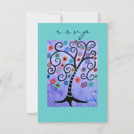 Bat mitzvah à barres RSVP (Devant)