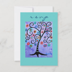 Bat mitzvah à barres RSVP