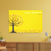 Bat Mitzvah-aanmeldkaart Canvas Afdruk (Insitu (Woonkamer))