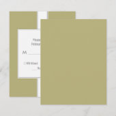 Bat Mitzvah Antwoord Kaarten {beige} (Voorkant / Achterkant)