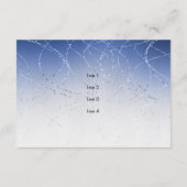 Bat mitzvah Blue Star Glitt après la carte de fête (Dos)