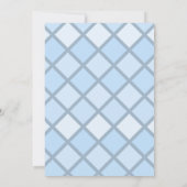 Bat mitzvah Blue Tones Mosaic Invitation (Dos)
