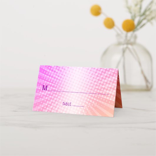 Bat Mitzvah Bold Boho Retro Roze Oranje Gradient (Voorkant)
