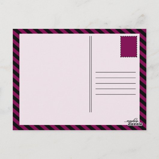 Bat Mitzvah Briefkaart (Achterkant)