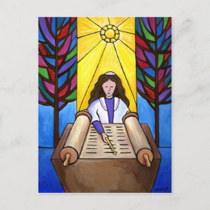 Bat Mitzvah-Briefkaart Briefkaart