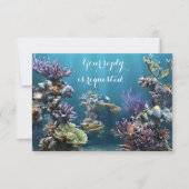Bat mitzvah d'aquarium RSVP (Devant)