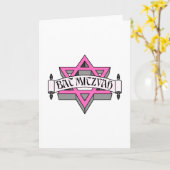 Bat Mitzvah Kaart (Gele Bloem)
