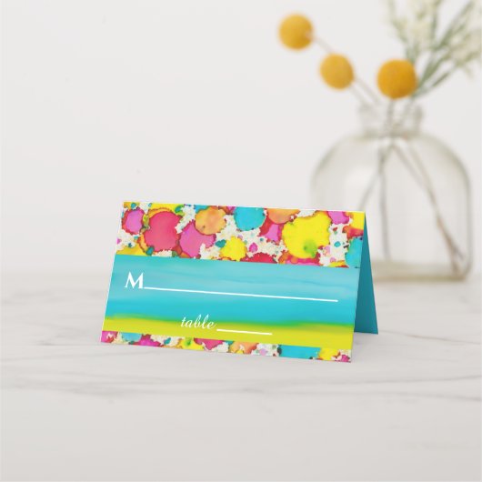 Bat Mitzvah kleurrijke plaatskaarten (Voorkant)