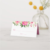 Bat Mitzvah Modern Pink Floral Waterverf Stijlvol (Voorkant)