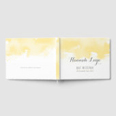 BAT MITZVAH moderne gele waterverf Gastenboek (Volledig)