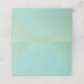 BAT MITZVAH moderne rustieke mini gouden confetti (Buitenkant ongevouwen)