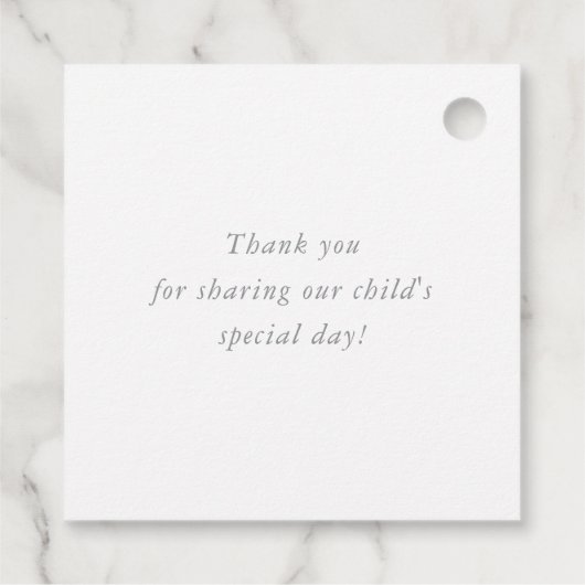 BAT MITZVAH moderne ster roze gele gradiënt Bedankjes Labels (Achterkant)