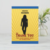 Bat Mitzvah Movie Star Bedankt voor je kaartje Gee (Staand voorkant)