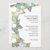 Bat Mitzvah Pastel Star van David Kaart (Voorkant / Achterkant)