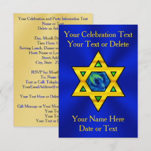 Bat mitzvah personnalisé, Bar Mitzvah Invitations