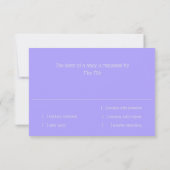 Bat Mitzvah Pink Paars Blue Star van David Kaart (Achterkant)