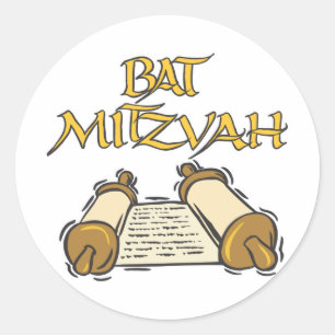 Bat Mitzvah Ronde Sticker