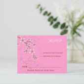 Bat mitzvah RSVP Gabriella Pink Blossoms (Debout devant)