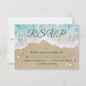 Bat mitzvah RSVP Turquoise Beach Waves (Devant)