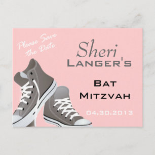 Bat Mitzvah Sneakers Briefkaart