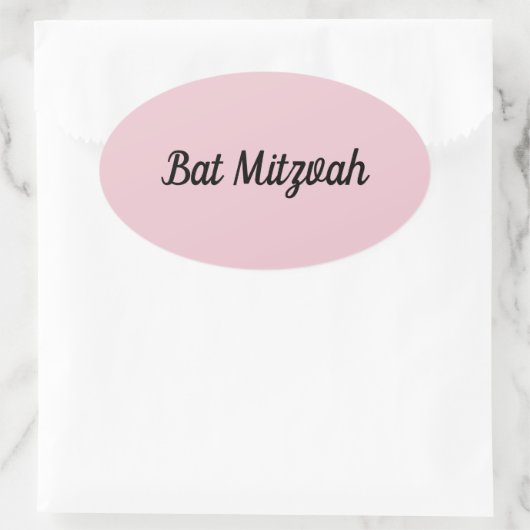 Bat mitzvah stickers of envelopzegels (Tas)