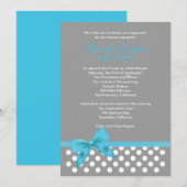 Bat mitzvah Suzette Invitation Pots de corbeaux gr (Devant / Derrière)