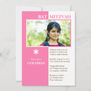Bat Mitzvah Uitnodiging