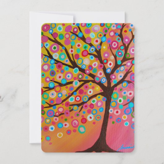 Bat Mitzvah-uitvindingen in de levensbar Kaart (Voorkant)