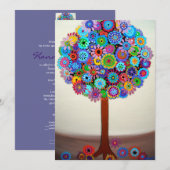 Bat Mitzvah-uitvindingen in de levensbar Kaart (Voorkant / Achterkant)