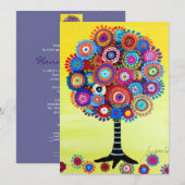 Bat Mitzvah-uitvindingen in de levensbar Kaart (Voorkant / Achterkant)