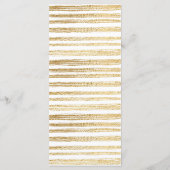 Bat ou Bar Mitzvah Black/Gold Food Menu (Dos)