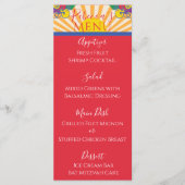 Bat ou Bar Mitzvah Elegant Sparkly Swirl menu de n (Devant)