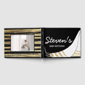 Bat ou Bar Mitzvah Party Black Gold Livre d'or (Complet)