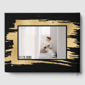 Bat ou Bar Mitzvah Party Gold Tallit livre d'or (Verso)