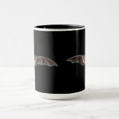 Bat Pipistrellus pipistrellus Illustratie Zwart Mok (Midden)