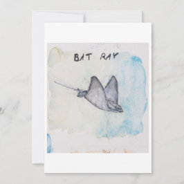 Bat Ray Wenskaart Kaart