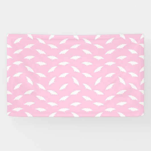 Bat Silhouette Shape Art Pattern Halloween Bats Spandoek (Horizontaal)