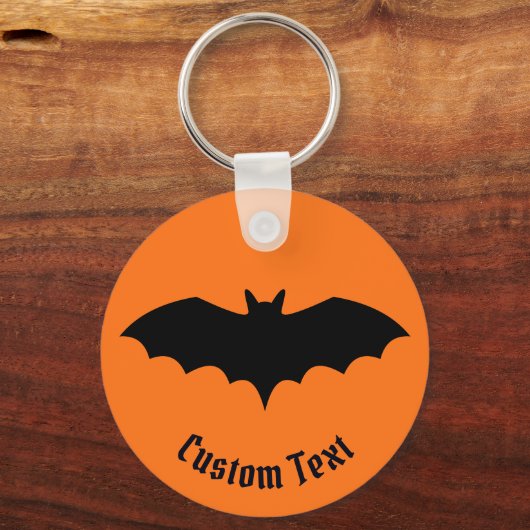 Bat Silhouette Sleutelhanger (Voorkant)