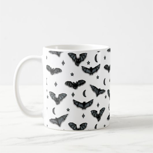 Bat Silhouettes Café Mug (Gauche)