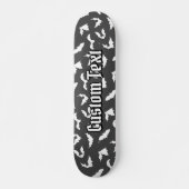 Bat Silhouettes Motif Skateboard (Devant)