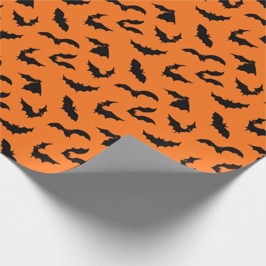 Bat Silhouettes Pattern Cadeaupapier (Hoek)