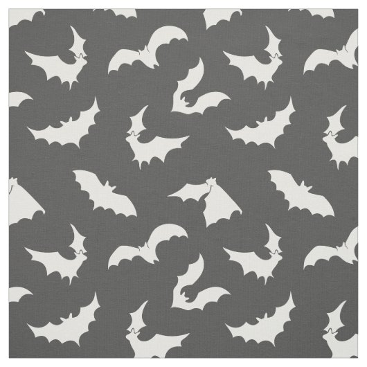 Bat Silhouettes Pattern Fabric Stof (Swatch)