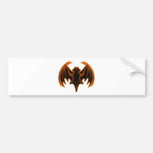 Bat Sinaasappel Het museum Zazzle Gifts Bumpersticker