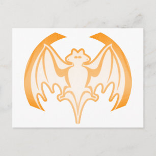 Bat Sinaasappel Inv Het MUSEUM Zazzle Gifts Briefkaart