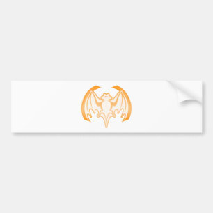 Bat Sinaasappel Inv Het MUSEUM Zazzle Gifts Bumpersticker