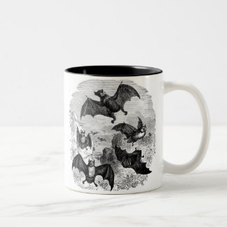 Bat Sketch Tweekleurige Koffiemok