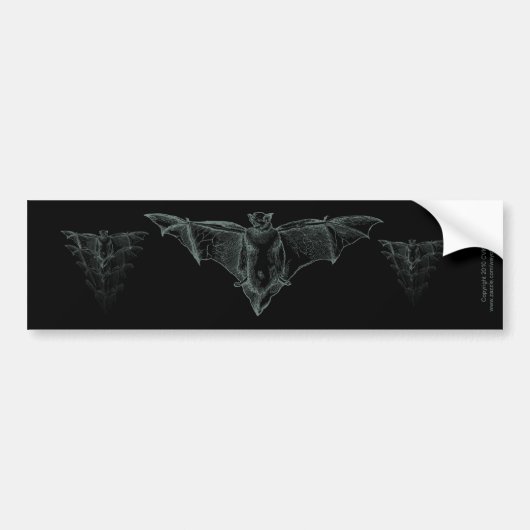 Bat Smoke Bumpersticker (Voorkant)
