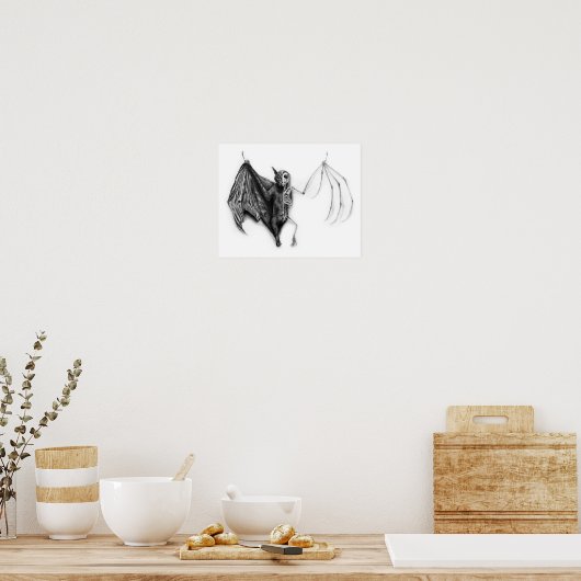 Bat Specimen Poster (Keuken)