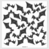 Bat Sticker Vinyl Sticker Set (Vel)